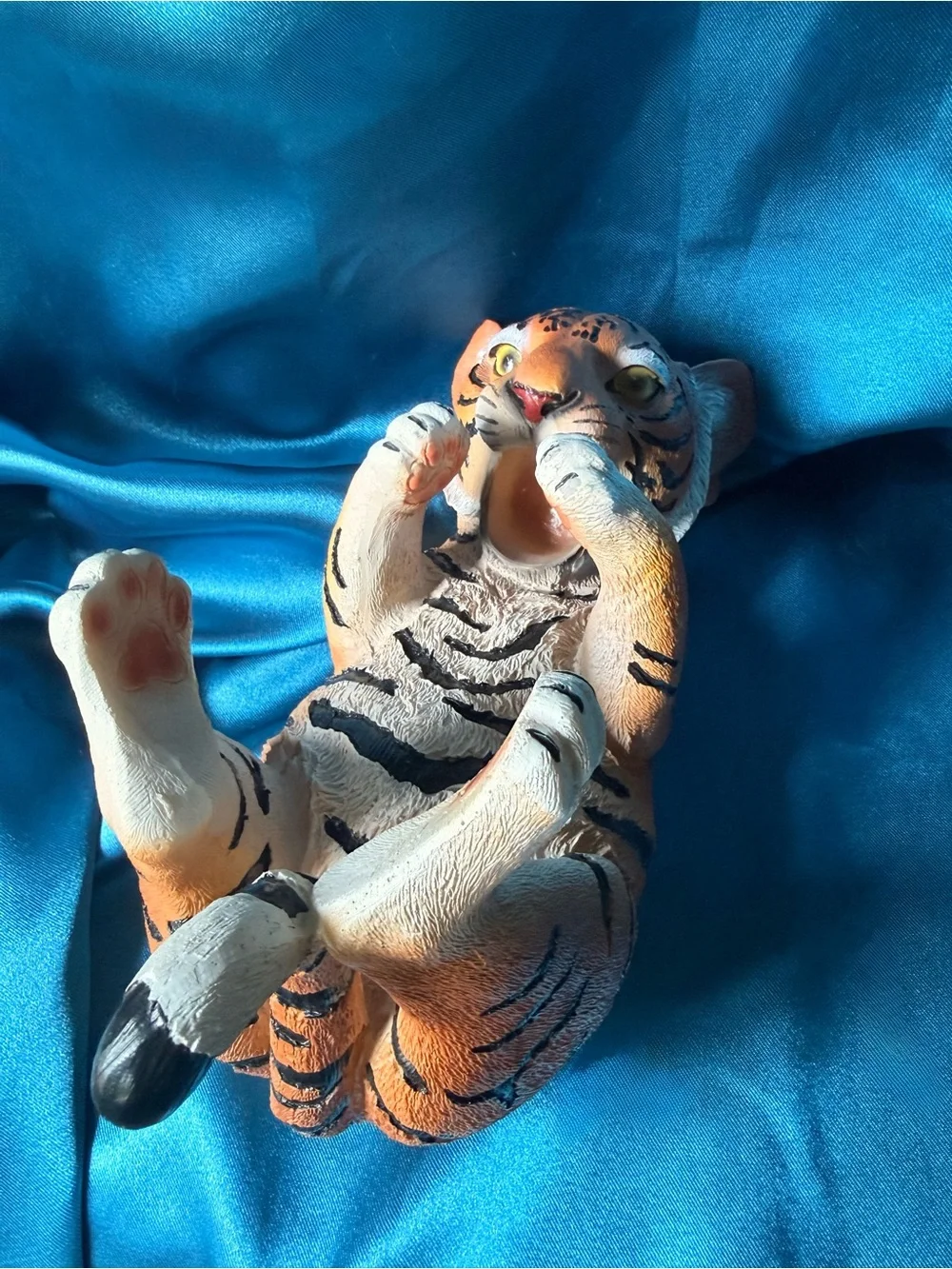 Orange Tiger Ceramic Wine Bottle Holder - Playful Kitchen Accent